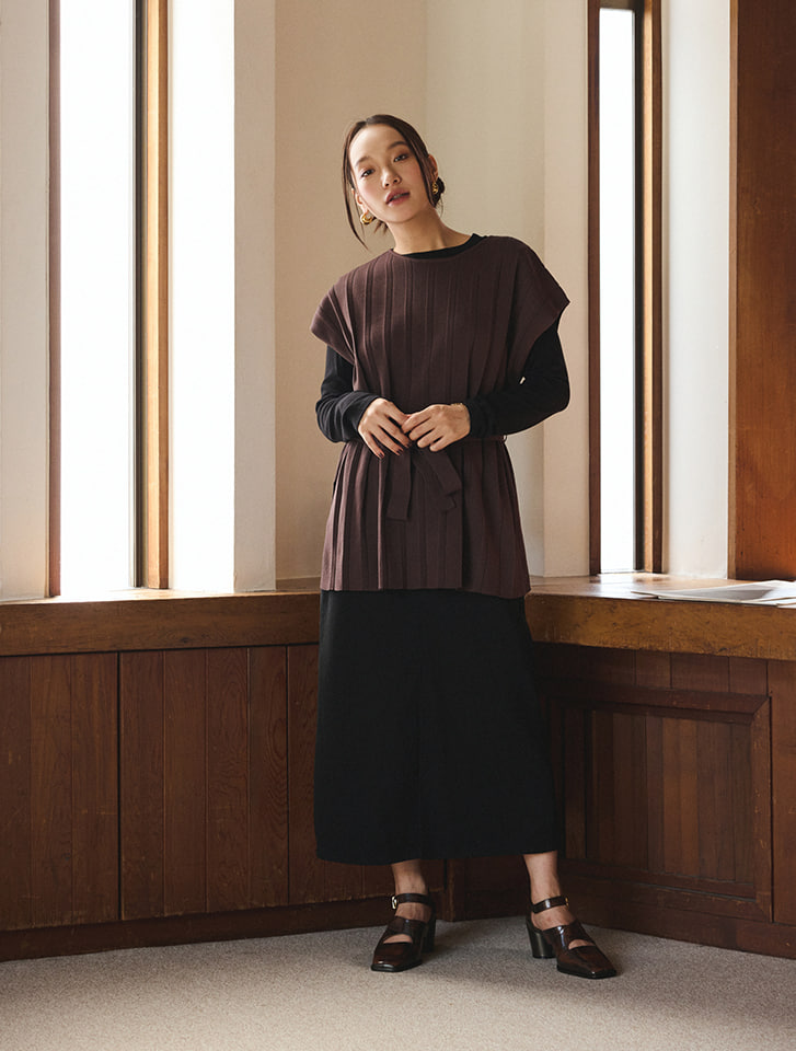  ハニ、ダニエル着用 スリッドデニムスカート 24インチ Edit Sheen フロントスリットデニムスカート | 人気レディース