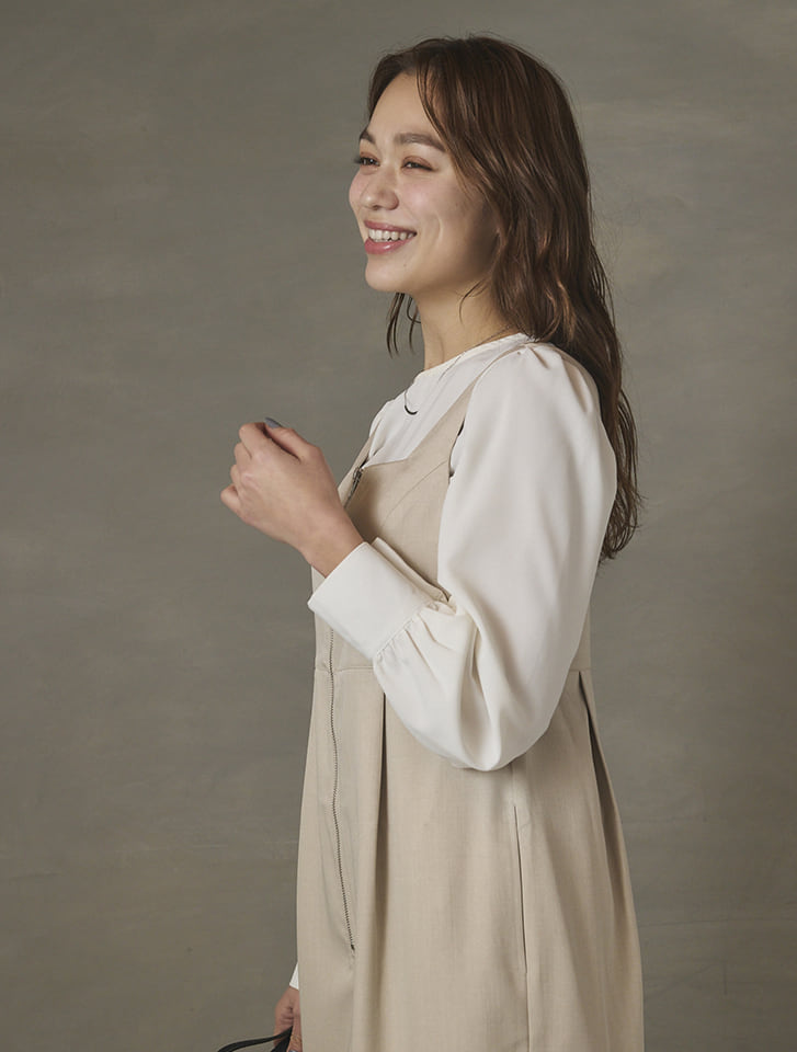 Edit Sheen フロントジップサロペット | 人気レディース