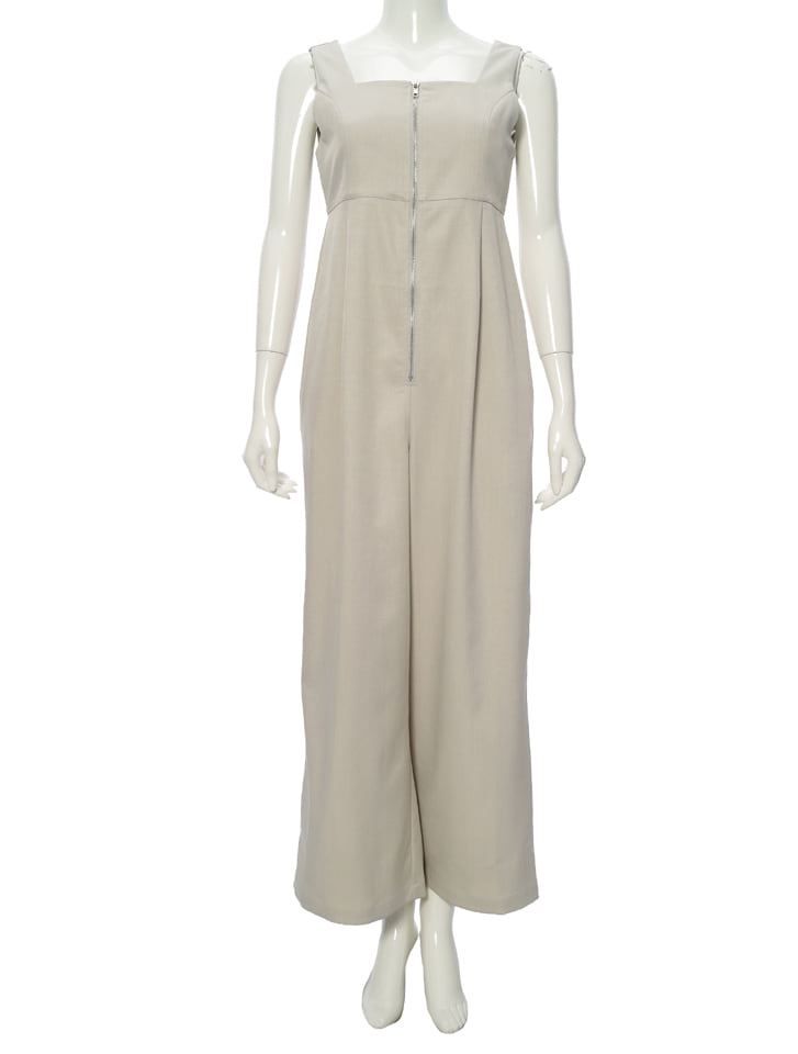 Cygne ベージュ ダブルフロントオールインワン Cygne ベージュ ダブルフロントオールインワン ダブルフロント