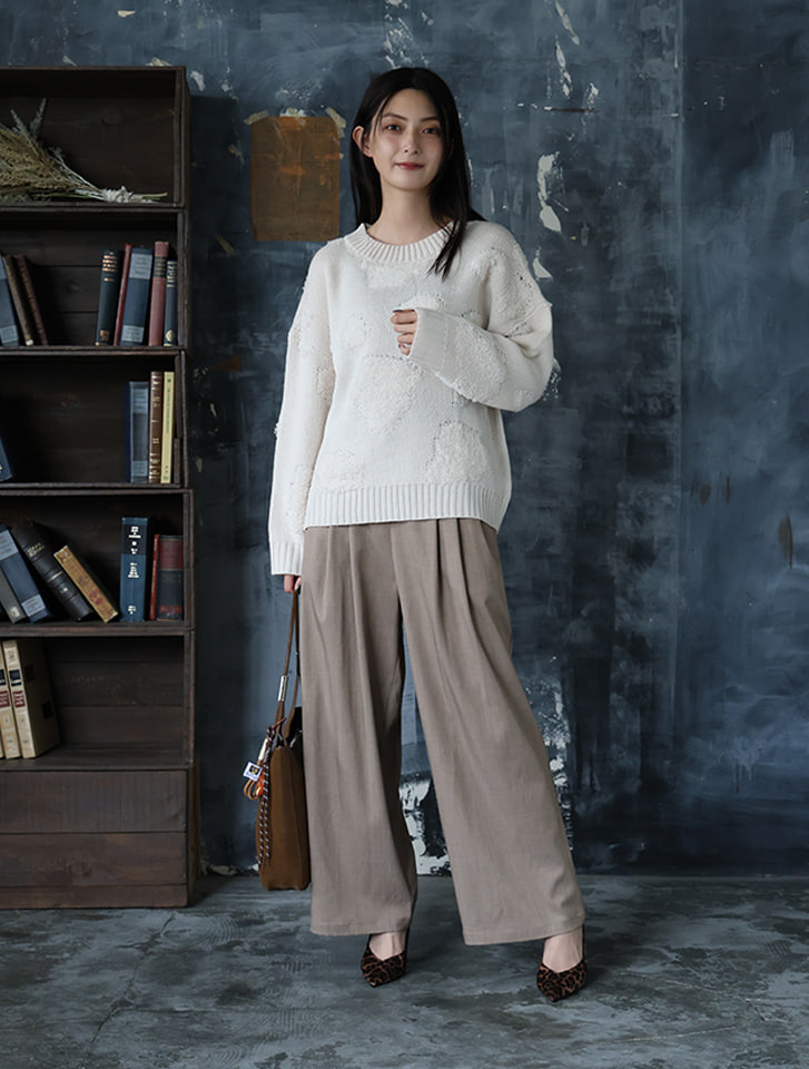 Edit Sheen イージーワイドパンツ | 人気レディースファッション通販