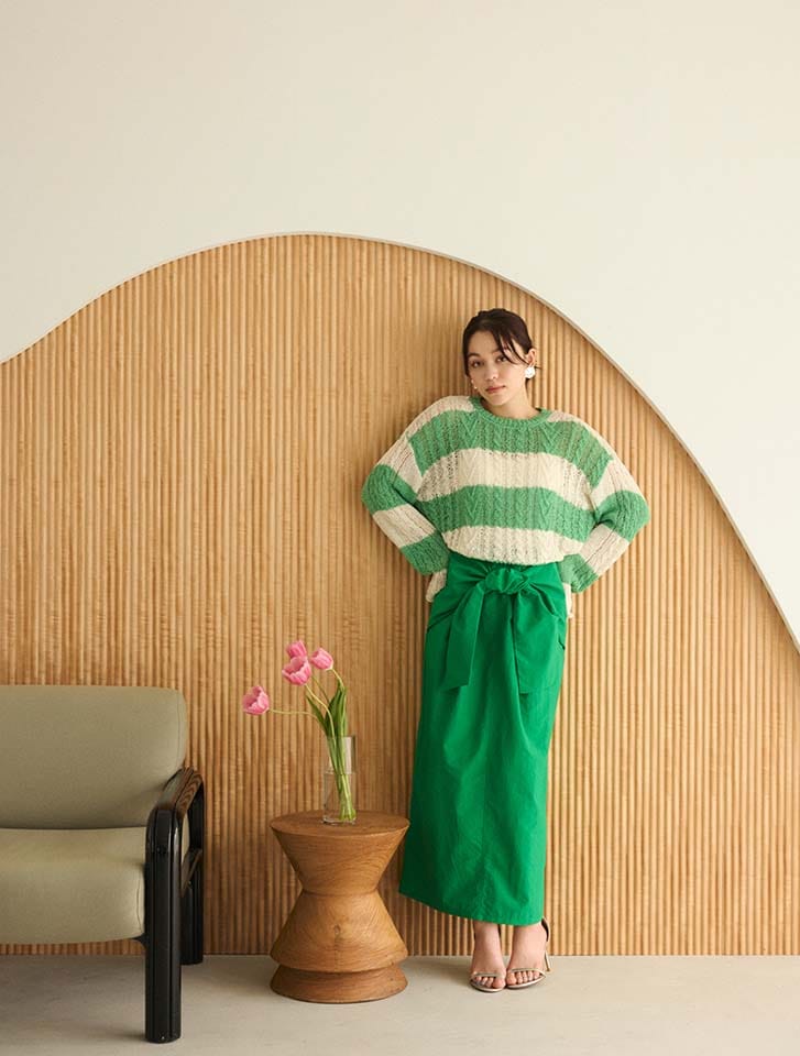 Edit Sheen 腰巻風ロングスカート | 人気レディースファッション通販