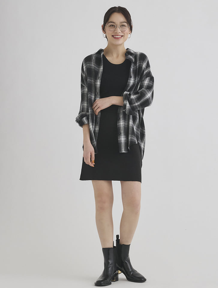 Edit Sheen ベーシックニットミニスカート | 人気レディース