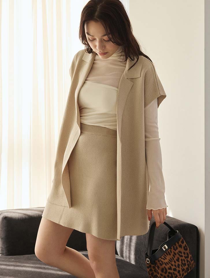 Edit Sheen ベーシックニットミニスカート | 人気レディース