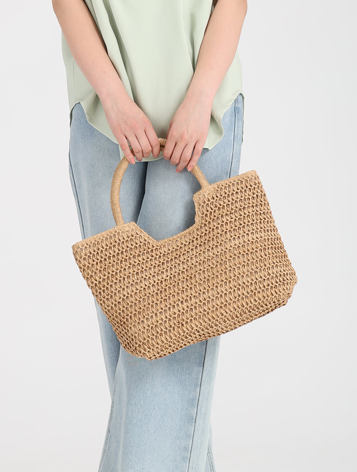 カゴバッグ　the store by c COMMON WARE かごバッグ カゴバッグ KIS Design:Abaca patch