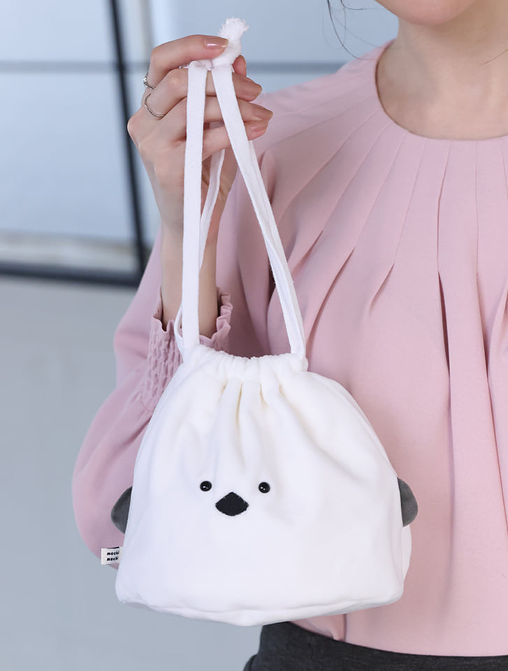 Edit Sheen アニマルもちもち巾着ポーチ | 人気レディースファッション