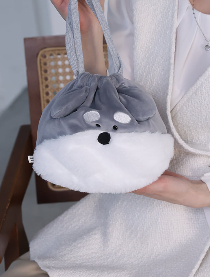 激レア 新品未使用品 h.myriad design 一番人気 巾着ポーチ Edit Sheen アニマルもちもち巾着ポーチ | 人気レディースファッション