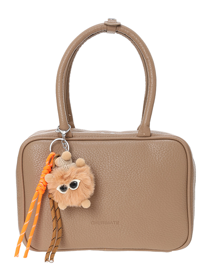 Edit Sheen キーチャーム付きボストンバッグ | 人気レディース