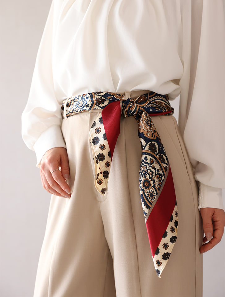 ボヘミアンペイズリー大判スカーフ