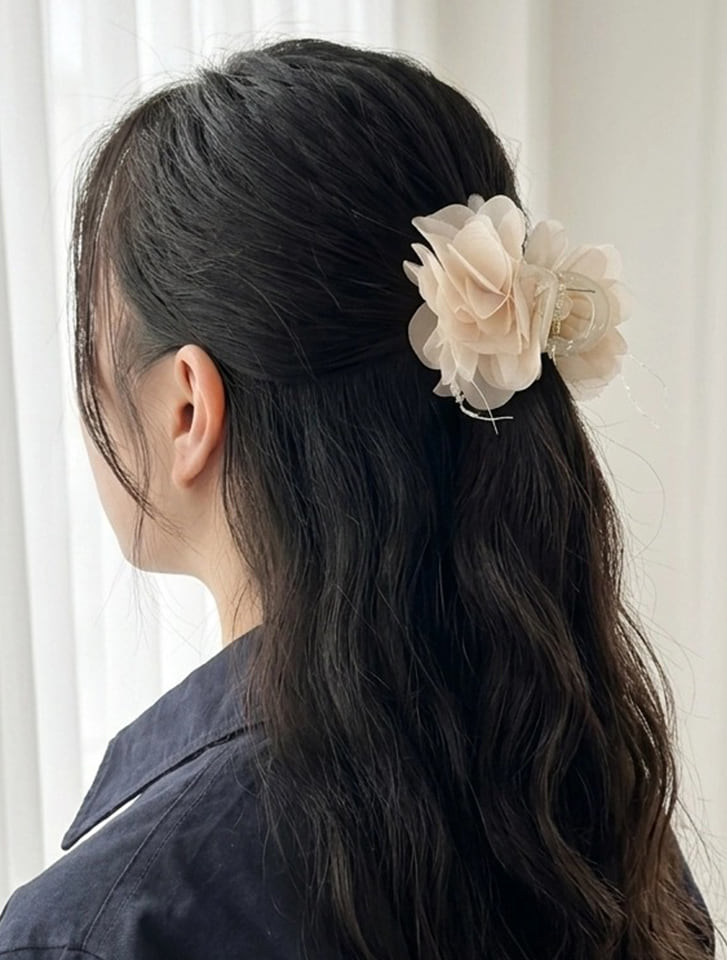 Edit Sheen フラワーモチーフヘアクリップ | 人気レディース