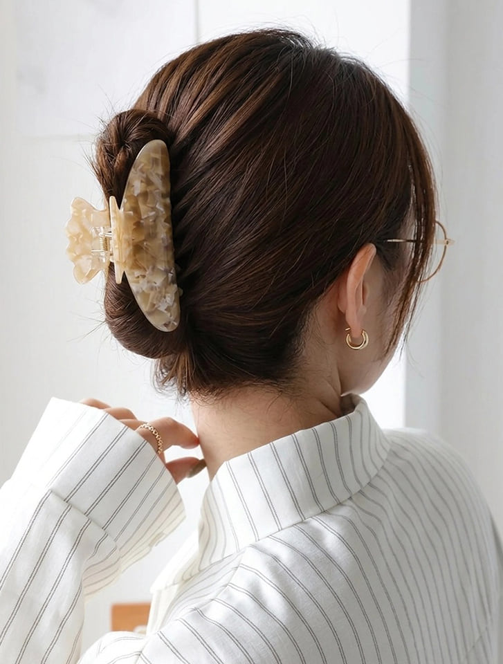 Edit Sheen マーブル模様ヘアクリップ | 人気レディースファッション