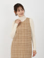 千鳥チェックジャンパースカート