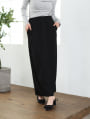 【U150サイズあり】ポケット付きリブタイトスカート