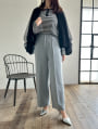 ボンディング生地センタープレスパンツ