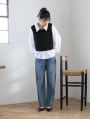 袖2wayドッキングシャツ