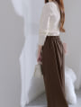【MARIAセレクト】 【U150サイズあり】ツータックラップワイドパンツ