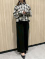 起毛シャーリングチェックシャツ