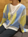 ニュアンス柄カーディガン
