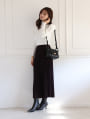 総ゴムプリーツスカート