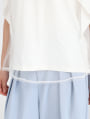 チュールフリルTシャツ