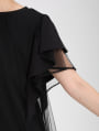 チュールフリルTシャツ