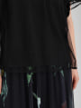 チュールフリルTシャツ