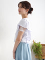 チュールフリルTシャツ
