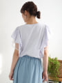 チュールフリルTシャツ