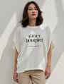 パールプリントTシャツ