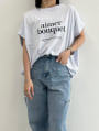 パールプリントTシャツ