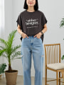 パールプリントTシャツ