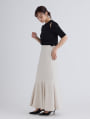 【cestmignon_mauセレクト】カットリブカットアウトプルオーバー
