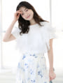 【田中亜希子セレクト】【接触冷感】チュールドッキングTシャツ