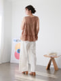 ノースリーブティアードブラウス