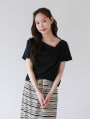 2wayドレープTシャツ