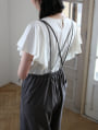【吸水速乾･接触冷感】ラッフル袖トップス