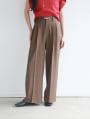 【SETUP対応】バックゴムツータックワイドパンツ