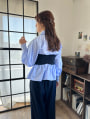 ビスチェニットドッキングシャツ