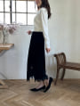 カットシャーリングクルーネックロンT