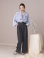 【cestmignon_mauセレクト】 【SETUP対応】【U150サイズあり】ツータックワイドパンツ