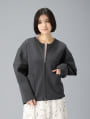 ニットジップジャケット