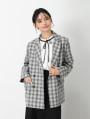 ダブルテーラードチェックジャケット