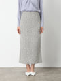 ツイード風MIXスラブナロースカート