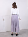 消しプリーツロングスカート