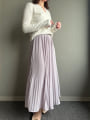消しプリーツロングスカート