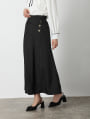 折り返しデザインロングスカート