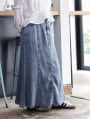 デニムフレアマーメイドスカート