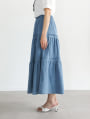 デニムティアードスカート