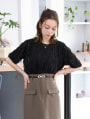 タックフリルTシャツ