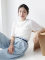 タックフリルTシャツ