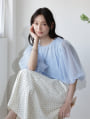 【接触冷感】チュールドッキングスリーブTシャツ